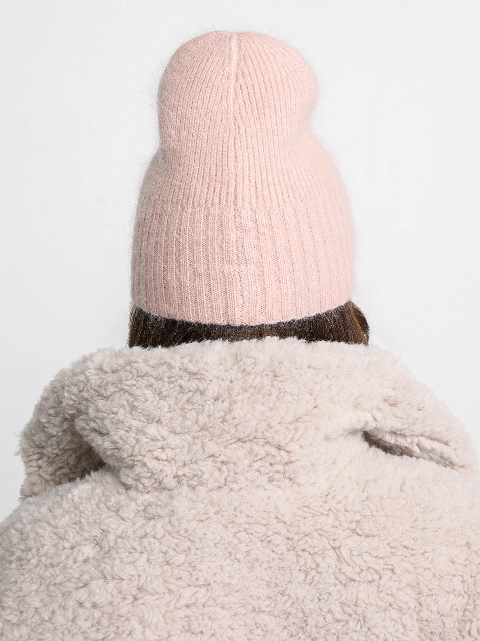 Шапка-бини двойная со стразами и бусинами в ассортименте